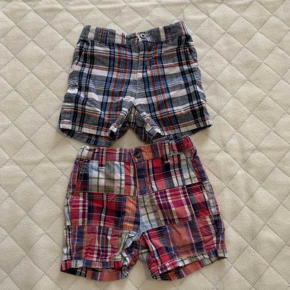 Lots of 2 Janie and Jack Plaid Shorts